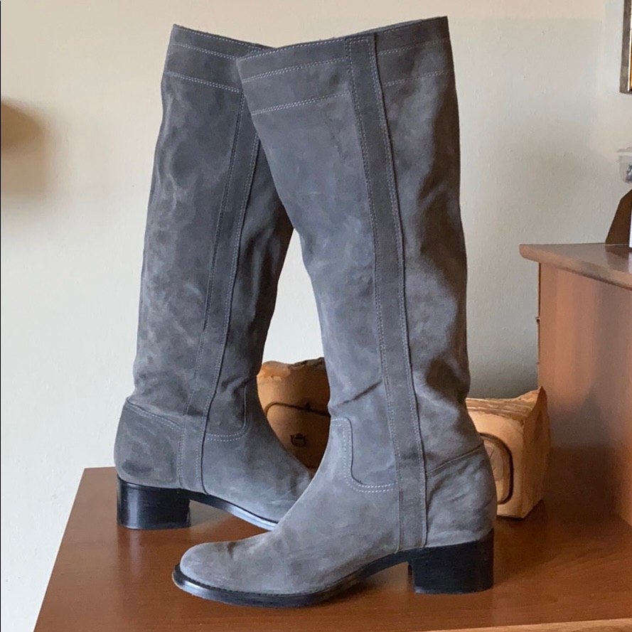 Aqua Suede Boots